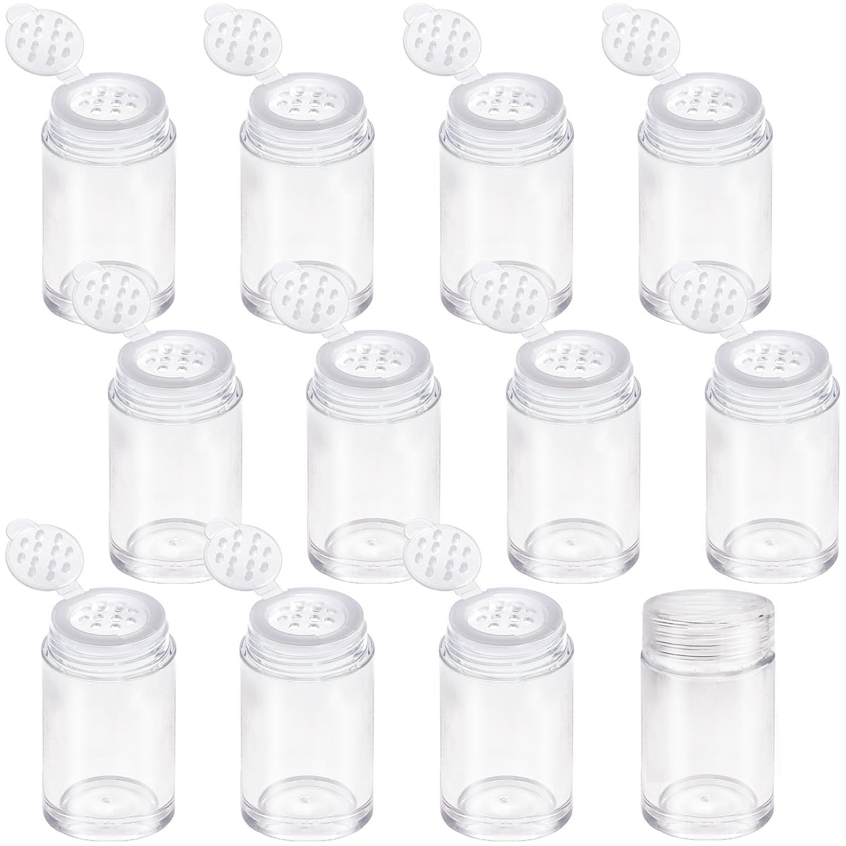 Nirvany mini powder jar with sifter and lid for travel-friendly makeup storage.