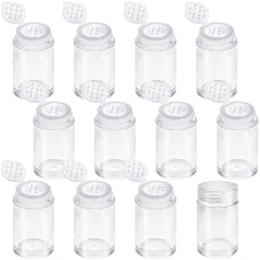 Nirvany mini powder jar with sifter and lid for travel-friendly makeup storage.
