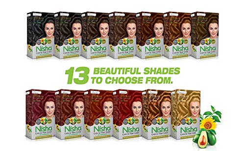 Nisha rich-bright color swatch showing long-lasting shade
