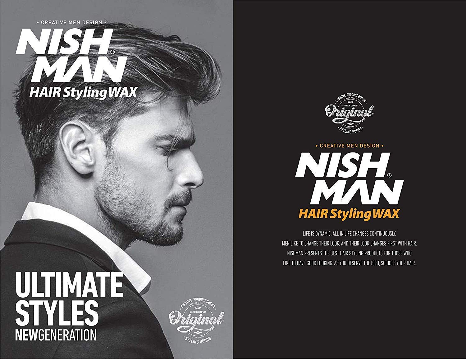 Nishman Flamming 03 hair application on damp hair.