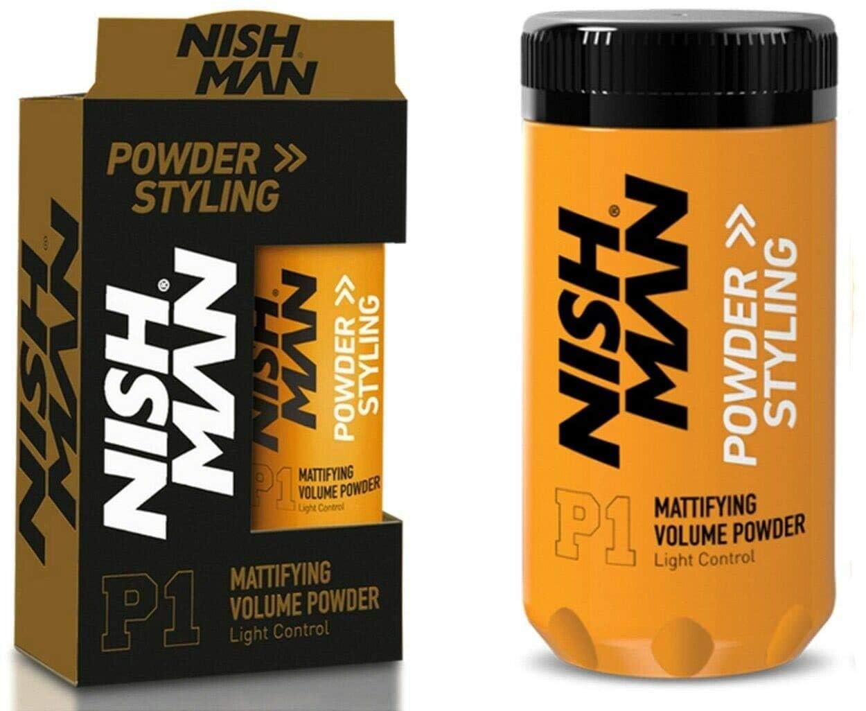 Nishman Hair Styling Powder Series travel pack emphasizes compact convenience.