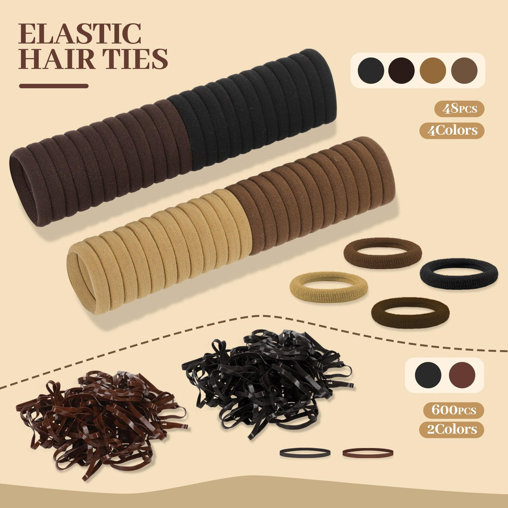 Nitelemn assorted color bobby pins for secure, easy updos.