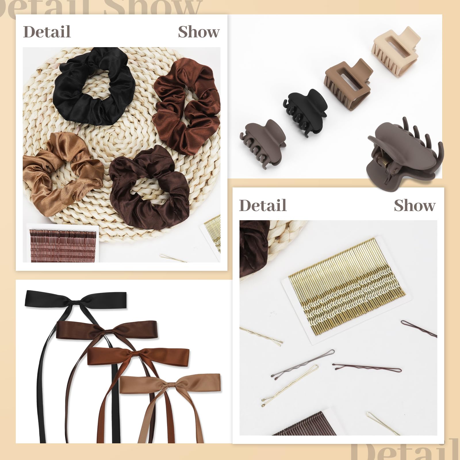 Nitelemn claw hair clip offers strong grip for sleek styles.