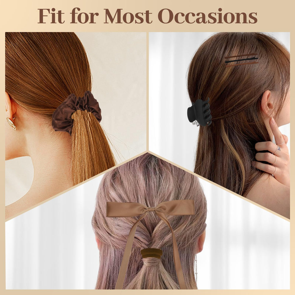 Nitelemn elastic hair bands assortment supports versatile styling.