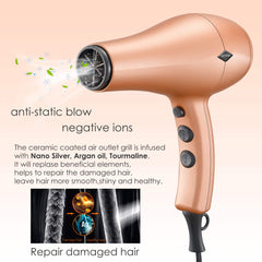 NITION dryer with diffuser large 5.3 inch, faster even curl drying.