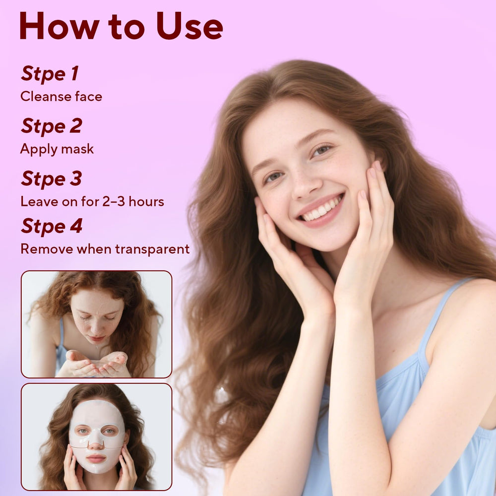 Nityrliv Bio-Collagen mask pore-firming effect on skin
