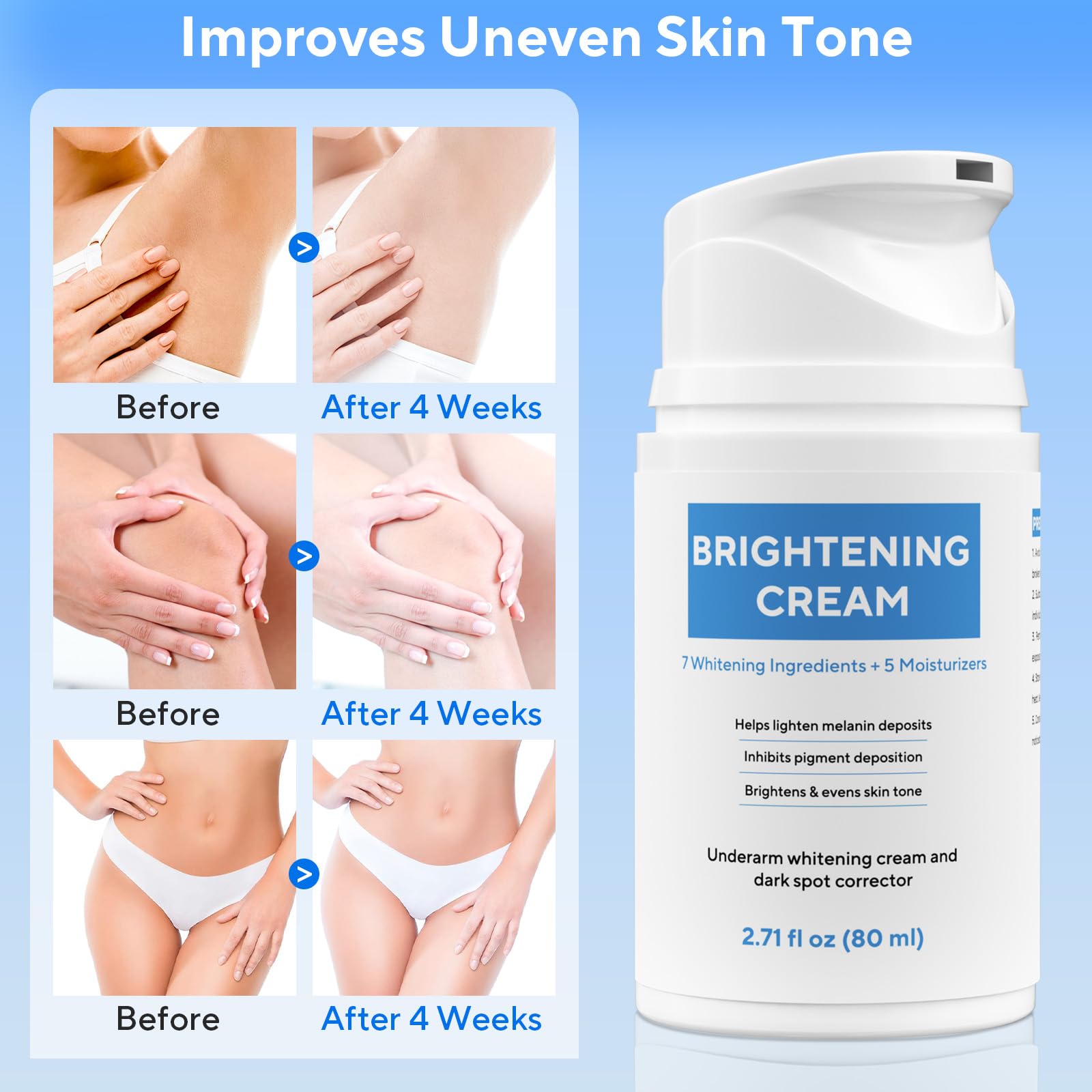 Nityrliv Elbows Knees Brightening demonstrates more even skin tone.