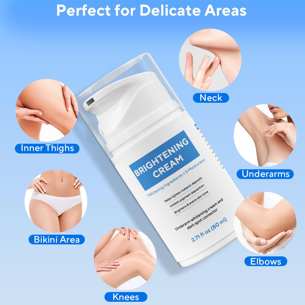 Nityrliv Underarms Brightening Cream shows smoother underarm skin.
