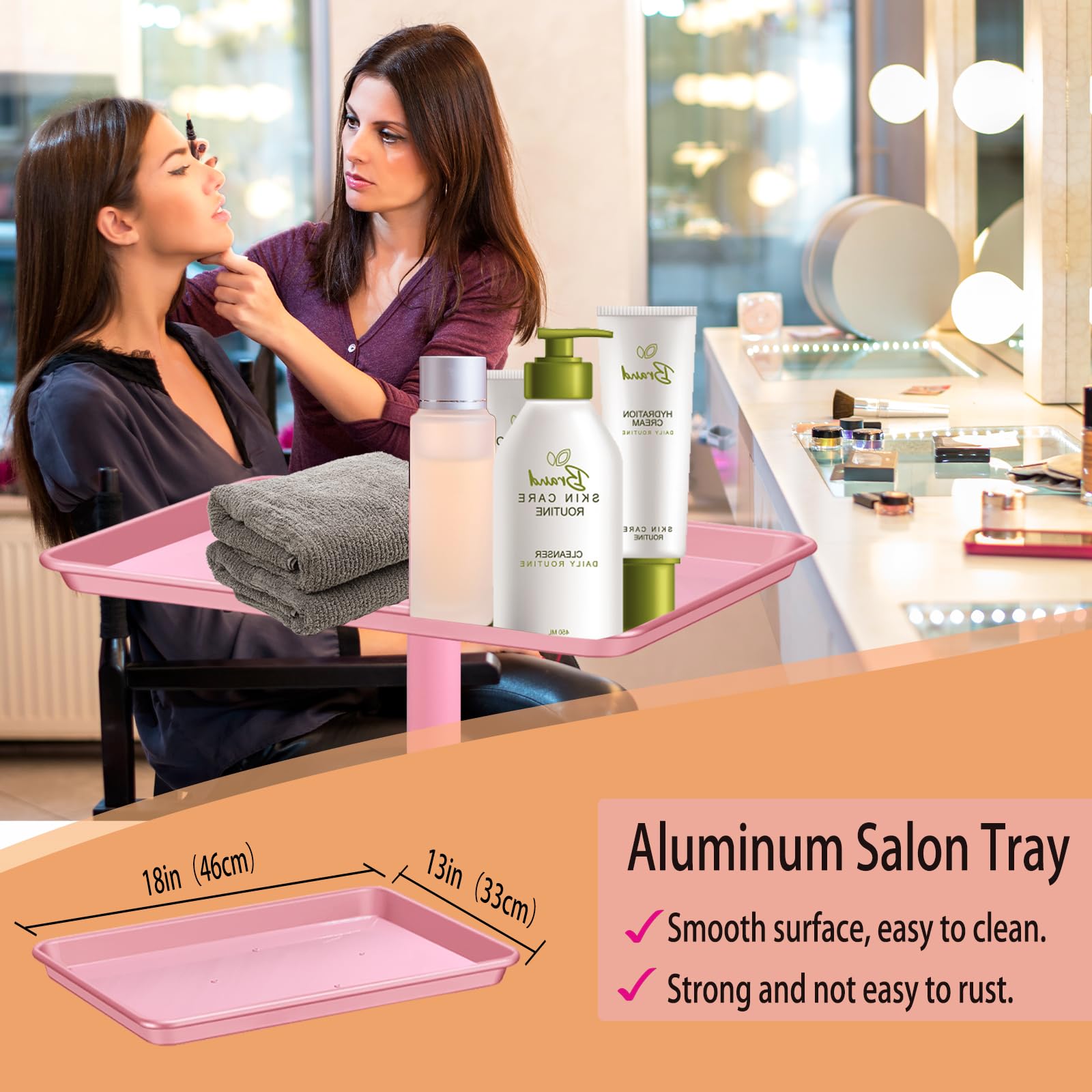 Niuadage Salon Tray disassembles for easy cleaning