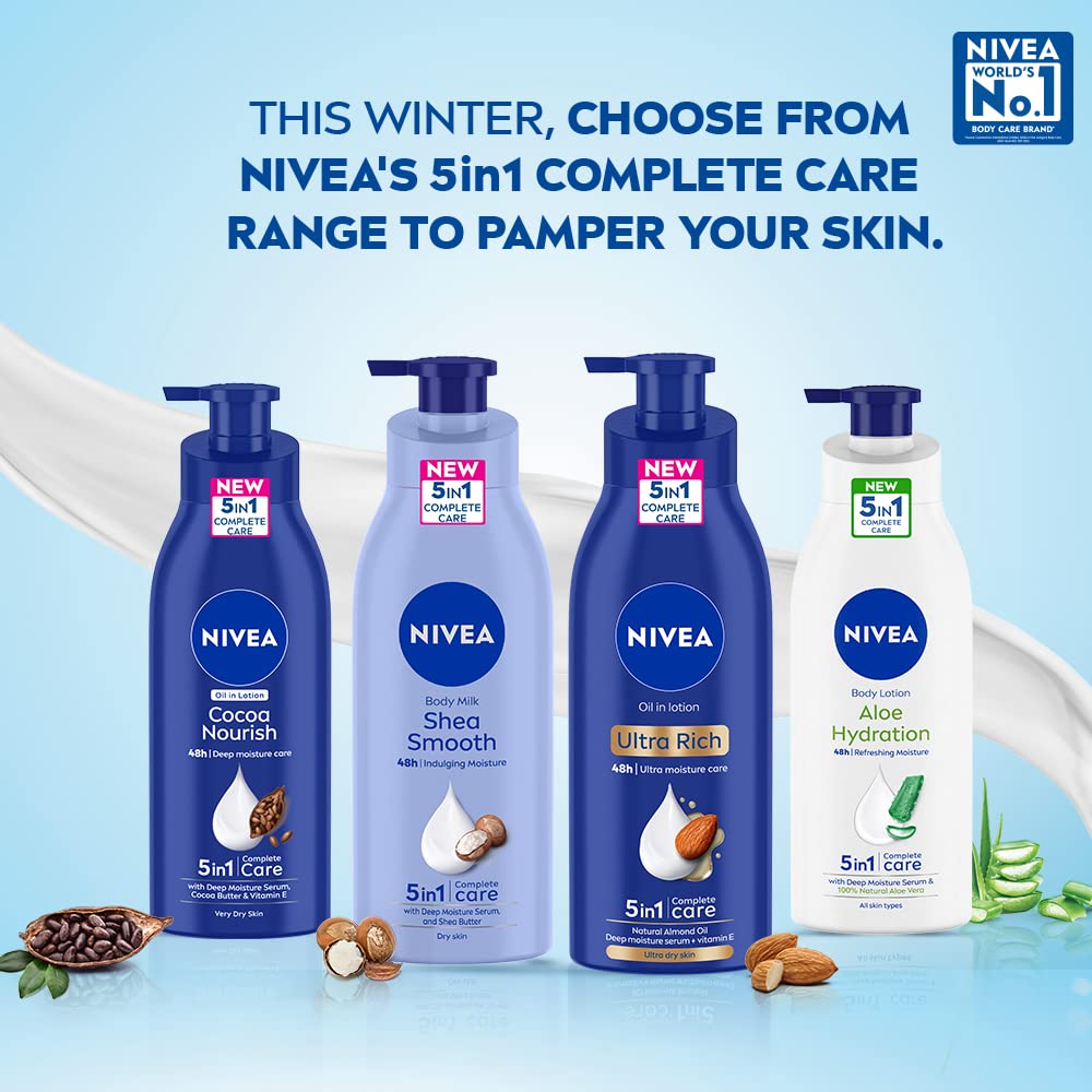 NIVEA Aloe Hydration after-application skin feels refreshed