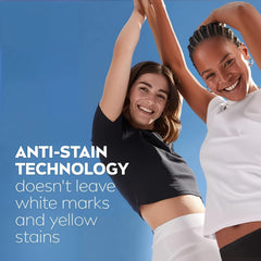 NIVEA Women Black & White Invisible Roll-On pack back view highlighting gentle, alcohol-free formula