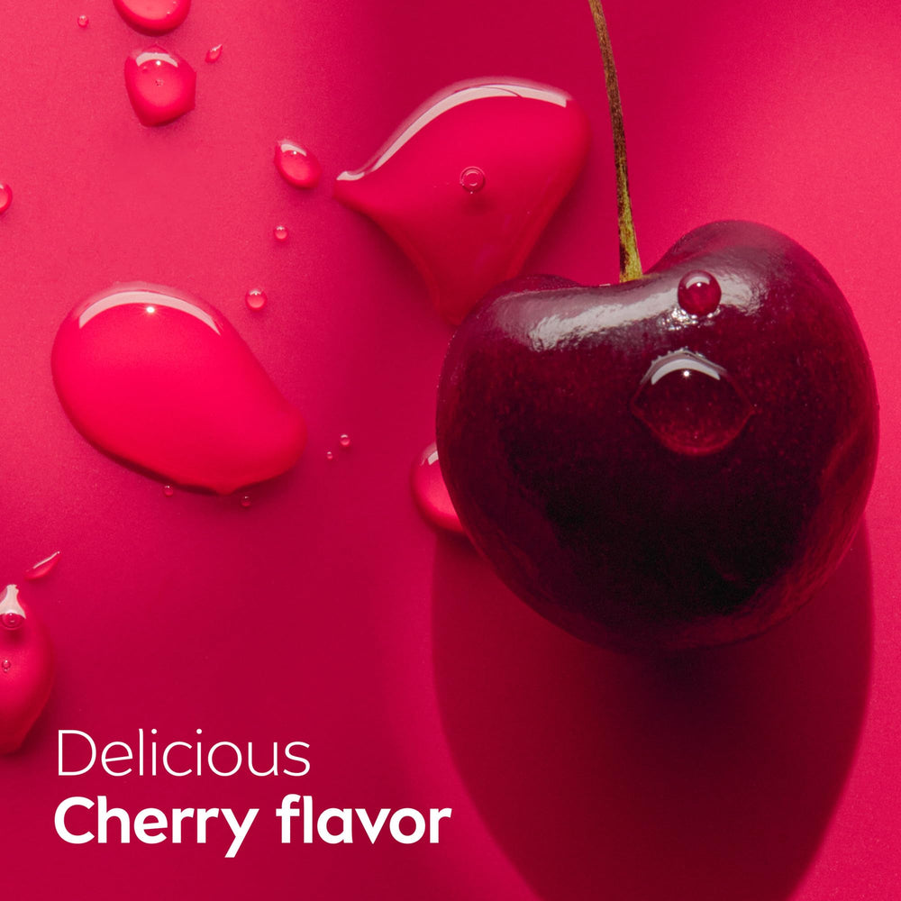 NIVEA Cherry Lip Care swatch reveals rich ruby tint and hydration