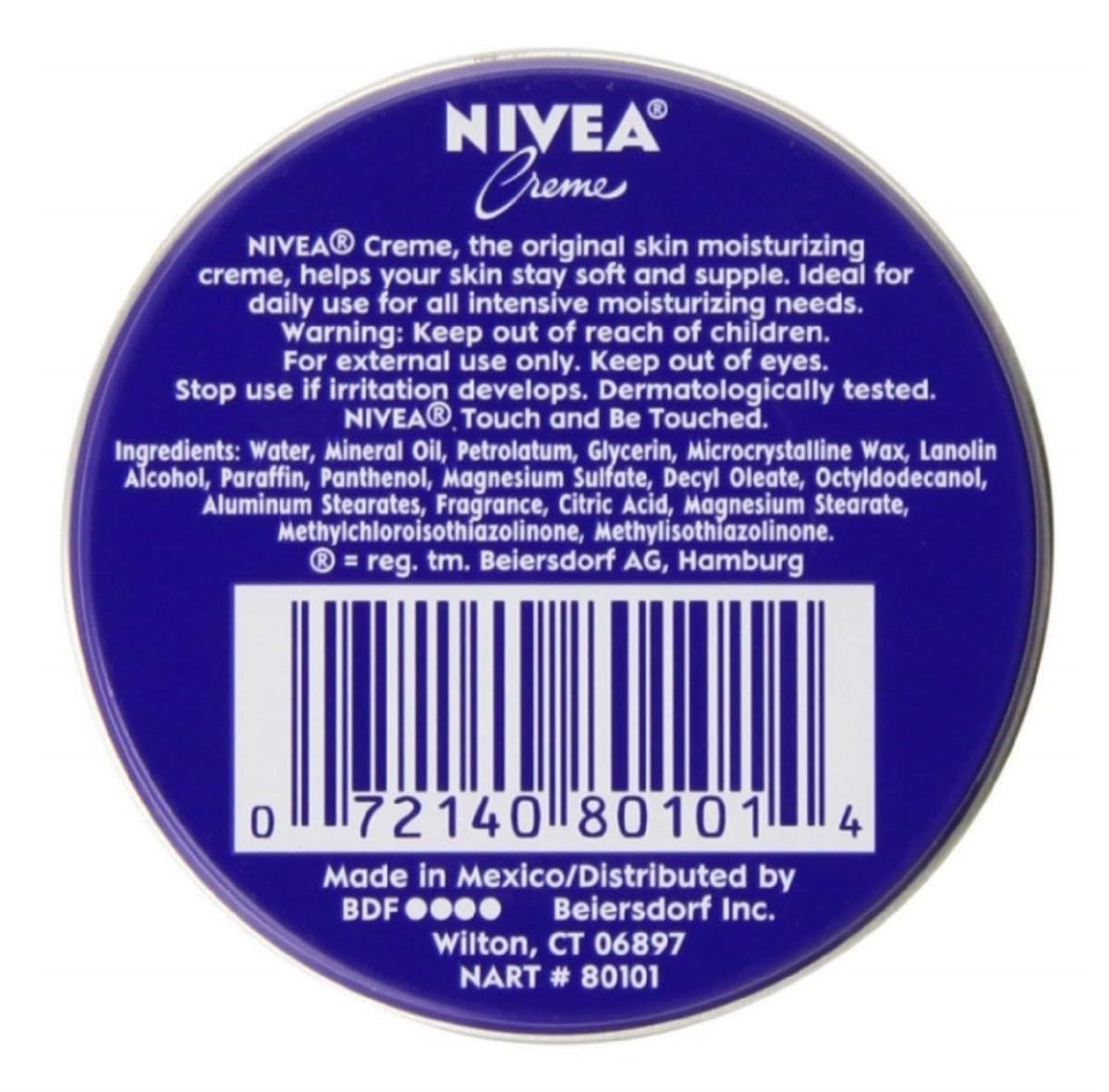 NIVEA Creme texture close-up highlighting rich, soothing coverage.