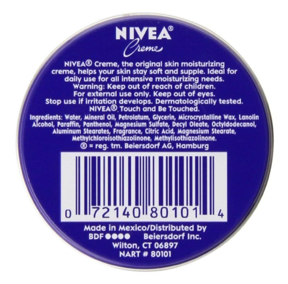 NIVEA Creme texture close-up highlighting rich, soothing coverage.