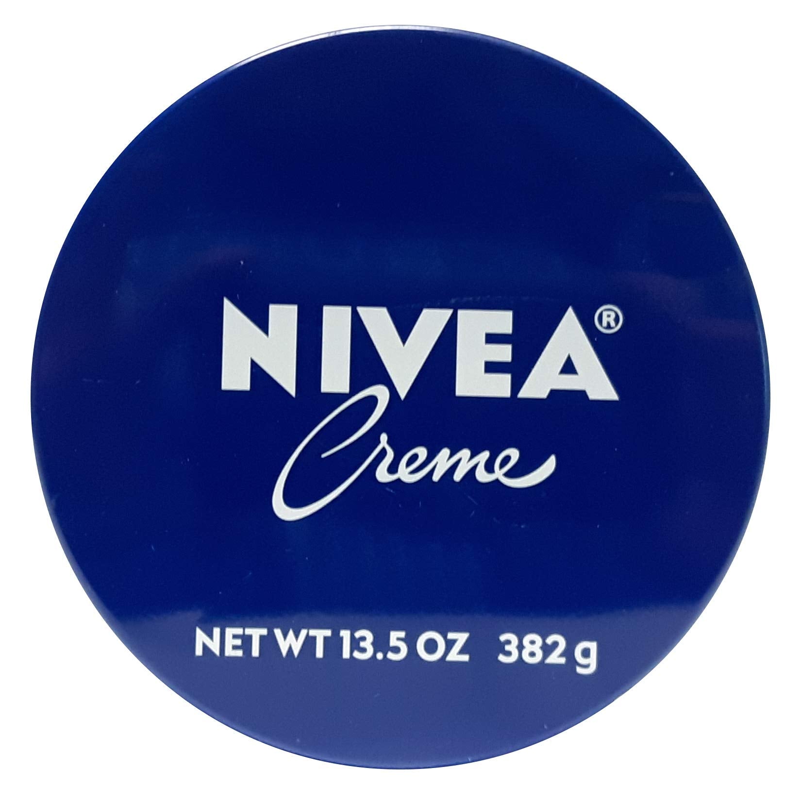 NIVEA Creme Tin 400ml package view — rich moisturizer for acne-prone skin.