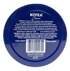 NIVEA Creme Tin close-up texture — silky formula for daily hydration.