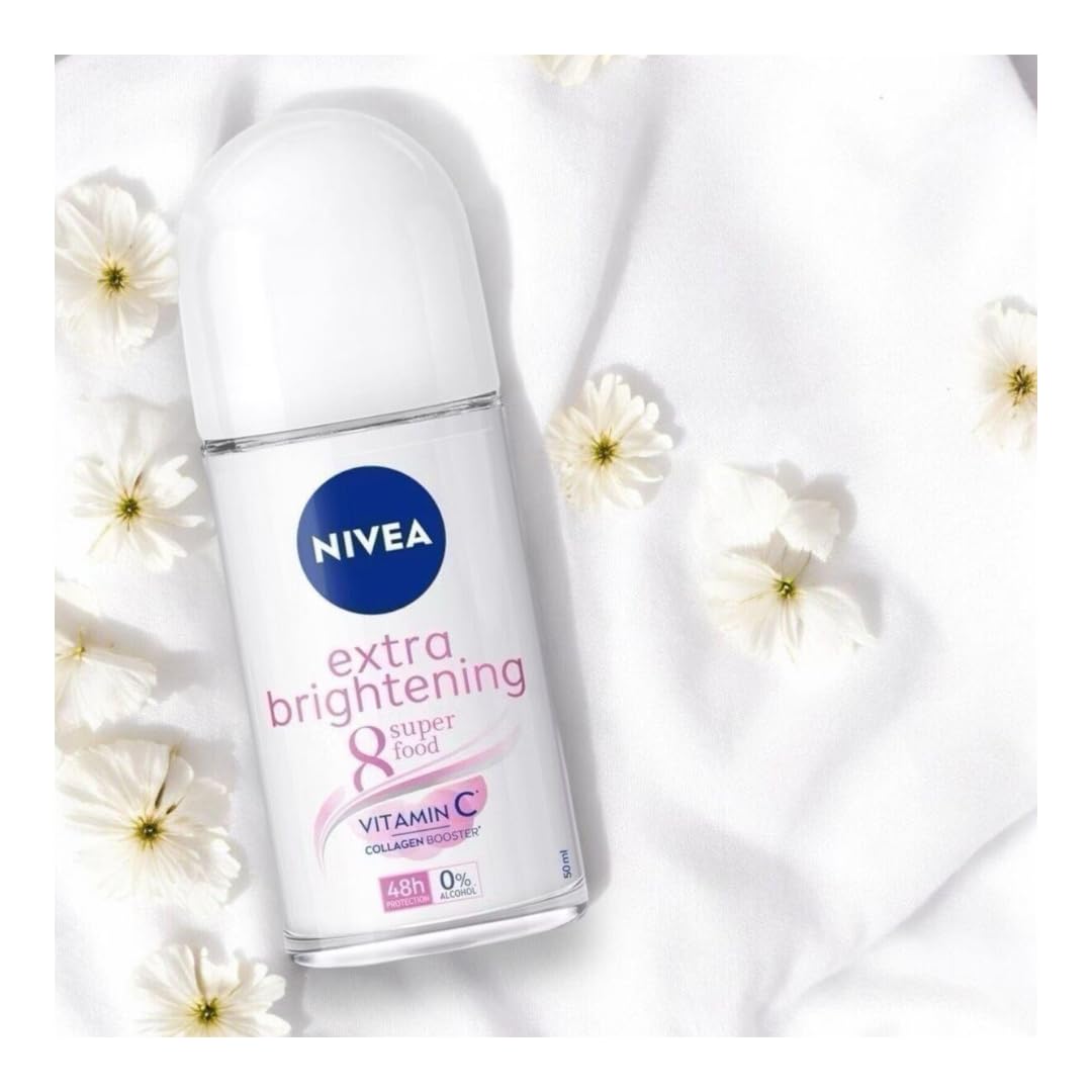 NIVEA Extra Brightening collagen boosting formula promotes smoother underarm skin.