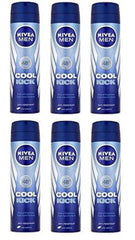 NIVEA MEN Cool Kick anti-perspirant can in a six-pack for daily freshness