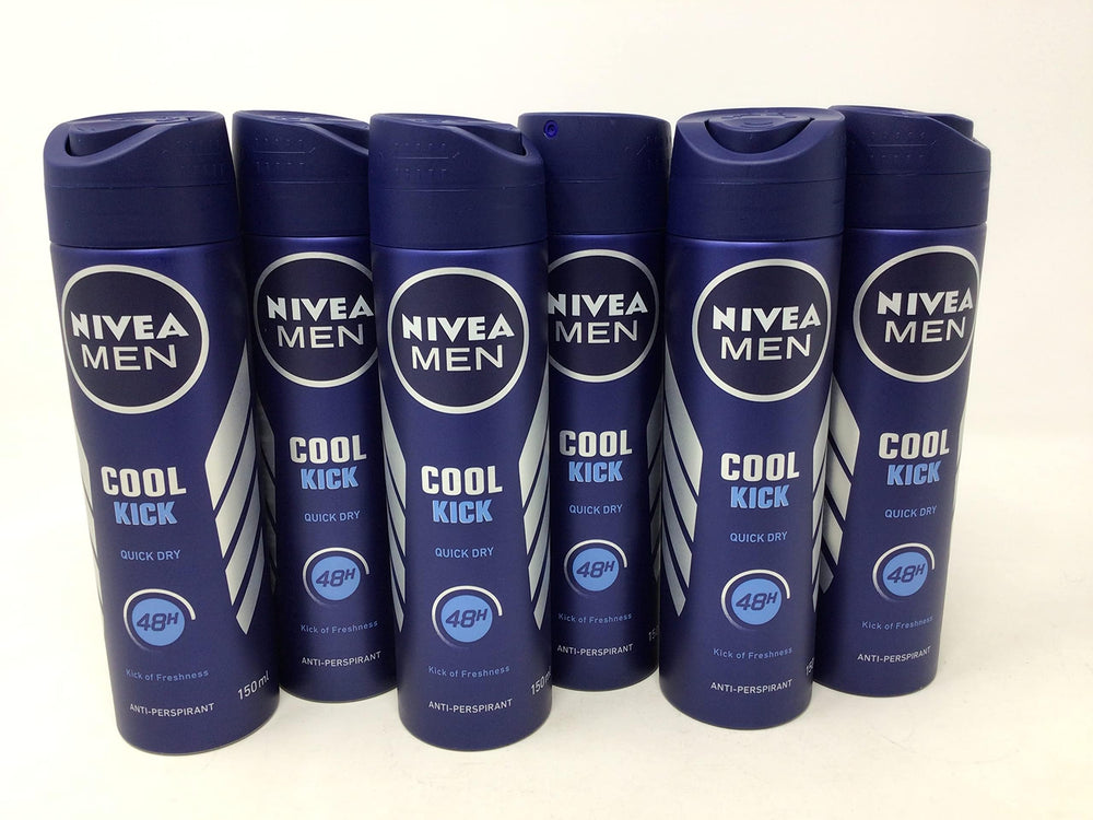 NIVEA MEN Cool Kick bottle close-up highlighting refreshing scent