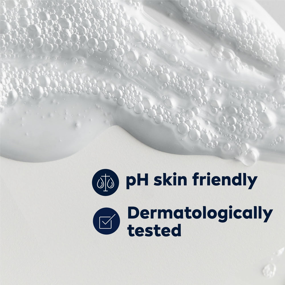 Foamy lather from NIVEA MEN Relax demonstrates gentle cleansing