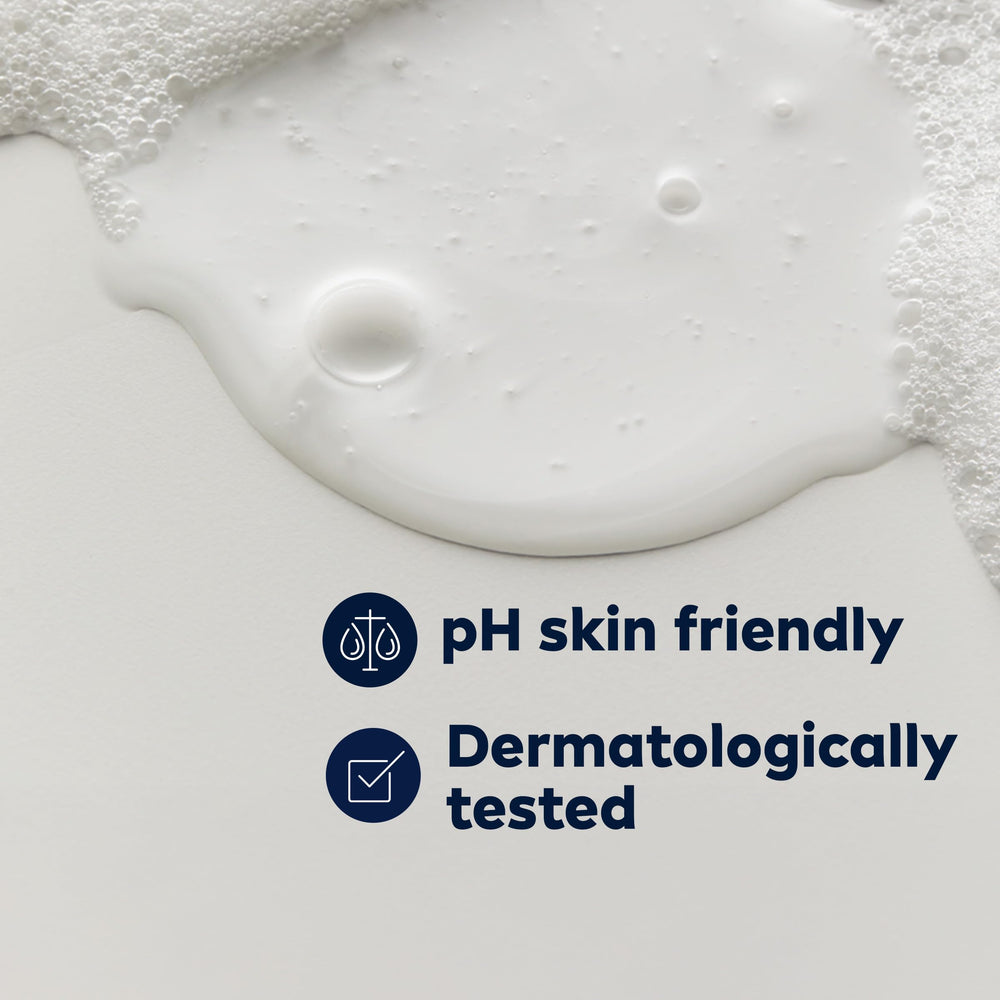 NIVEA MEN Sensitive Body Wash ingredients list highlighting naturally derived content