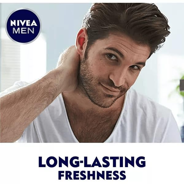 NIVEA Men Silver Protect roll-on with quick-dry technology keeps skin comfortable after workouts.