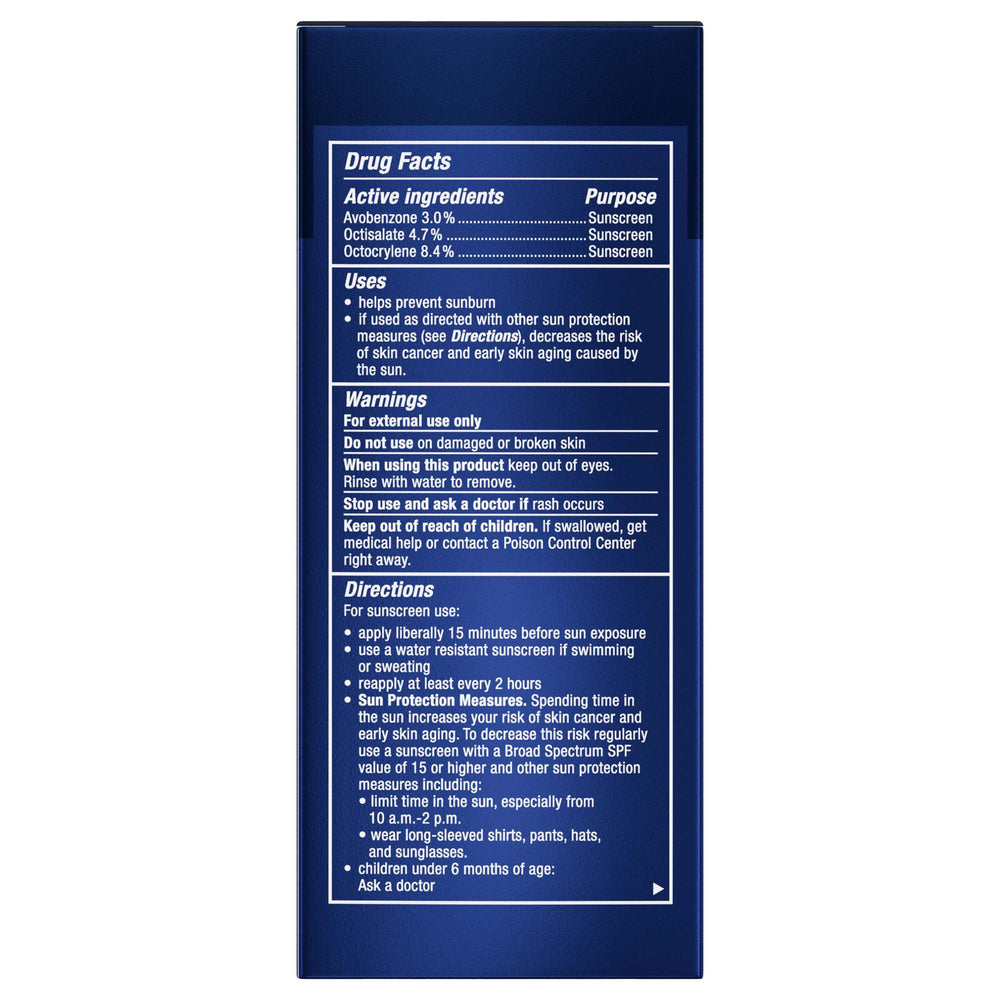 NIVEA MEN UVA/UVB protection SPF 15 highlighting sun defense