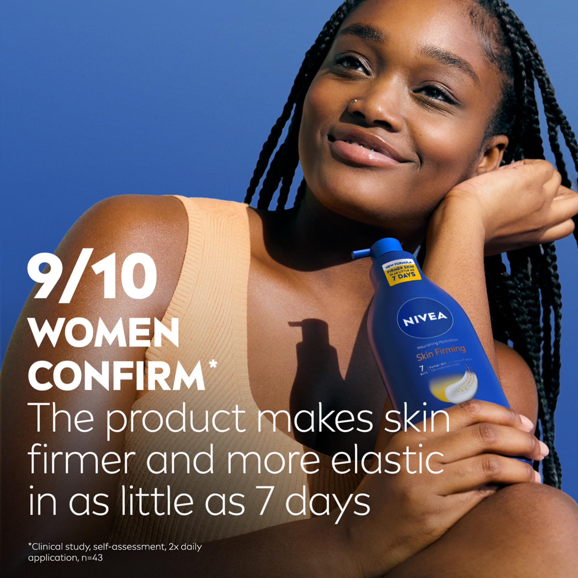 NIVEA Nourishing Hydration ideal for dry to very dry skin during daily application.