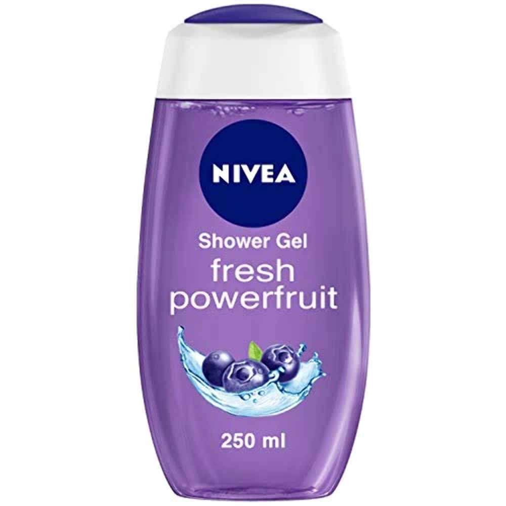 NIVEA Power Fruit Fresh Shower Gel bottle – soft, moisturized skin after shower