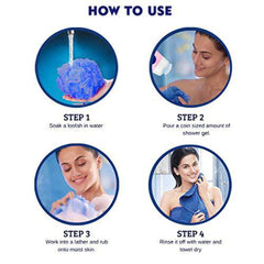 NIVEA Power Fruit Fresh Shower Gel foam closeup – rich lather for refreshing cleansing