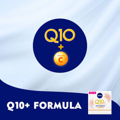 NIVEA Q10 Energy Day Cream SPF15 image demonstrates sun protection for daytime use.