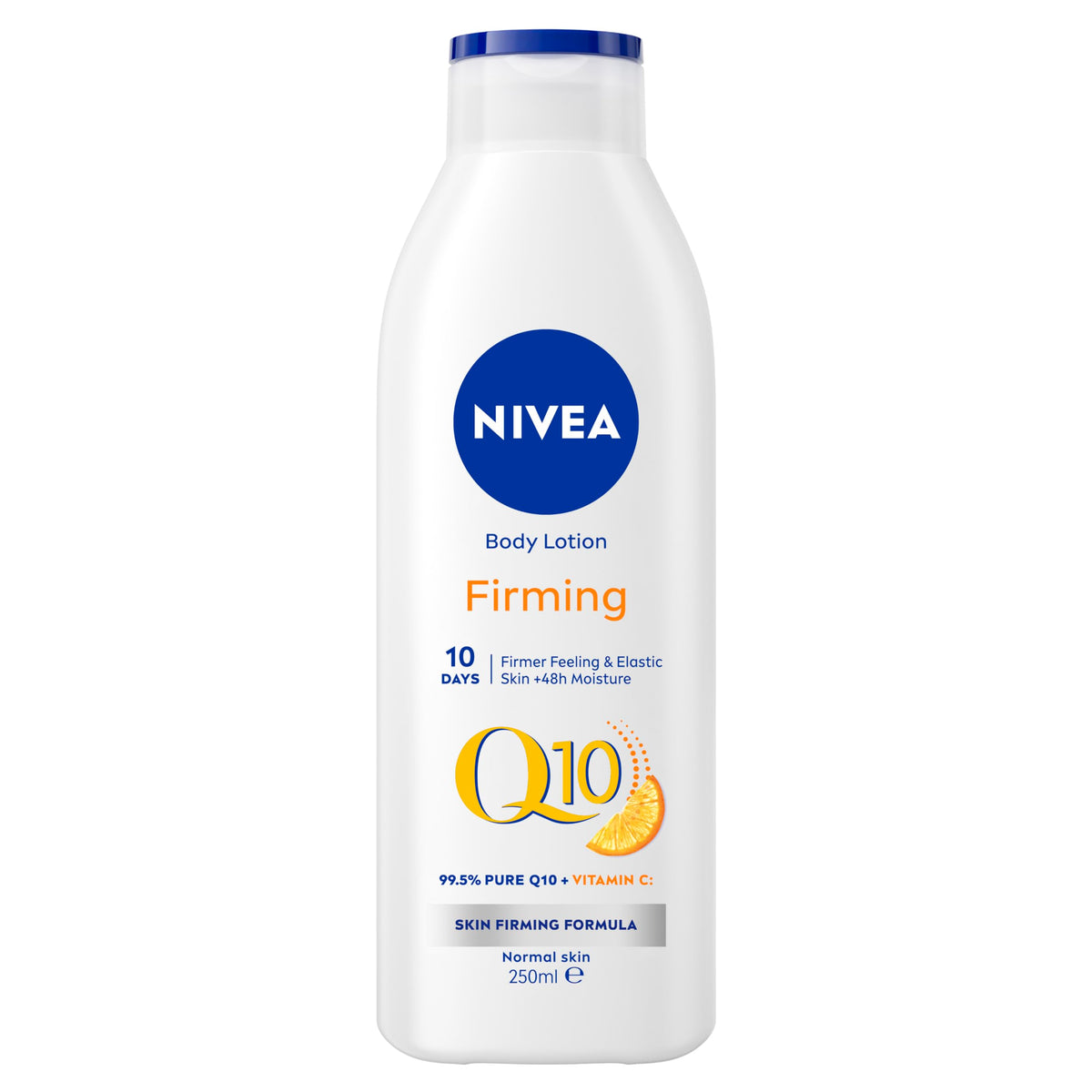 NIVEA Q10 Energy Plus firming bottle front for daily hydration