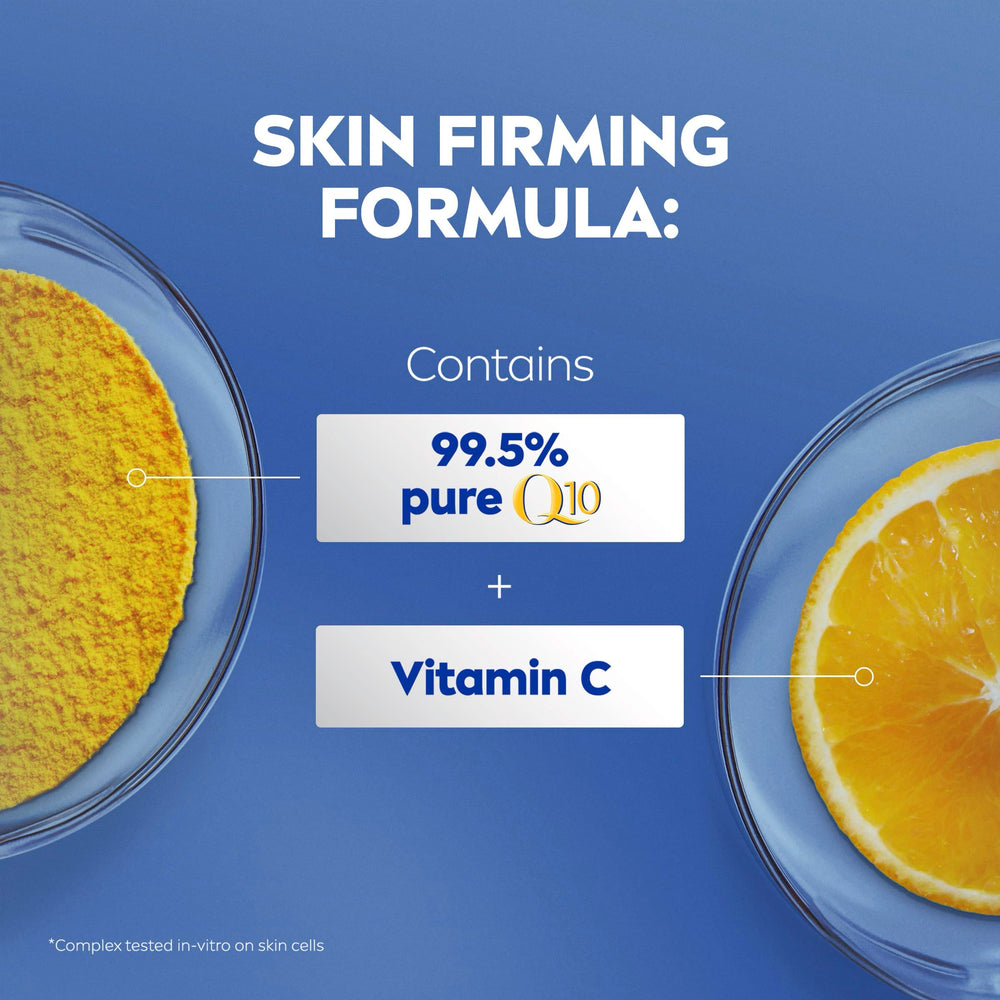NIVEA Q10 Energy Plus firming night-use scene