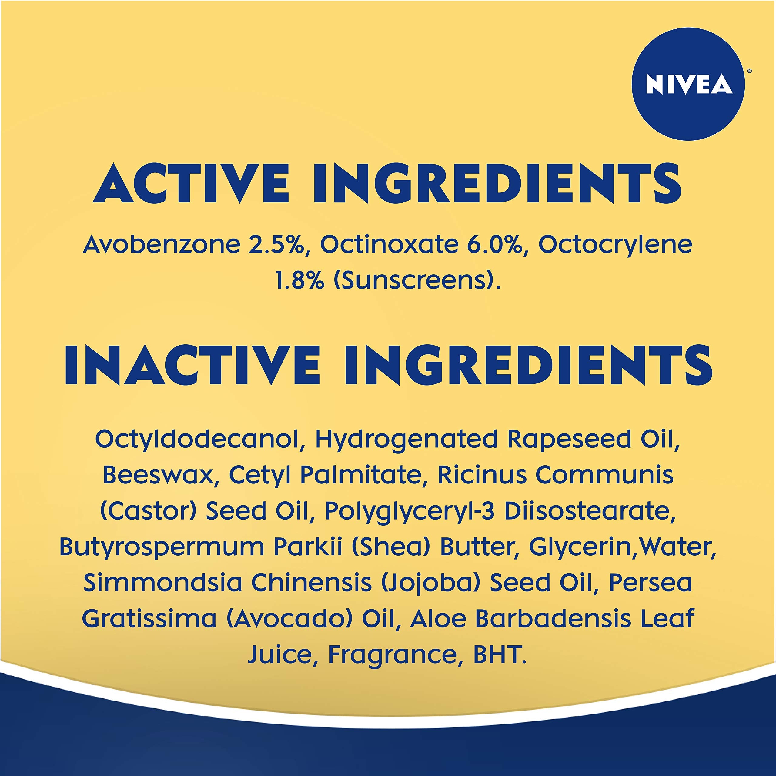 NIVEA Smoothness Lip Care six-pack display shows convenient packaging.