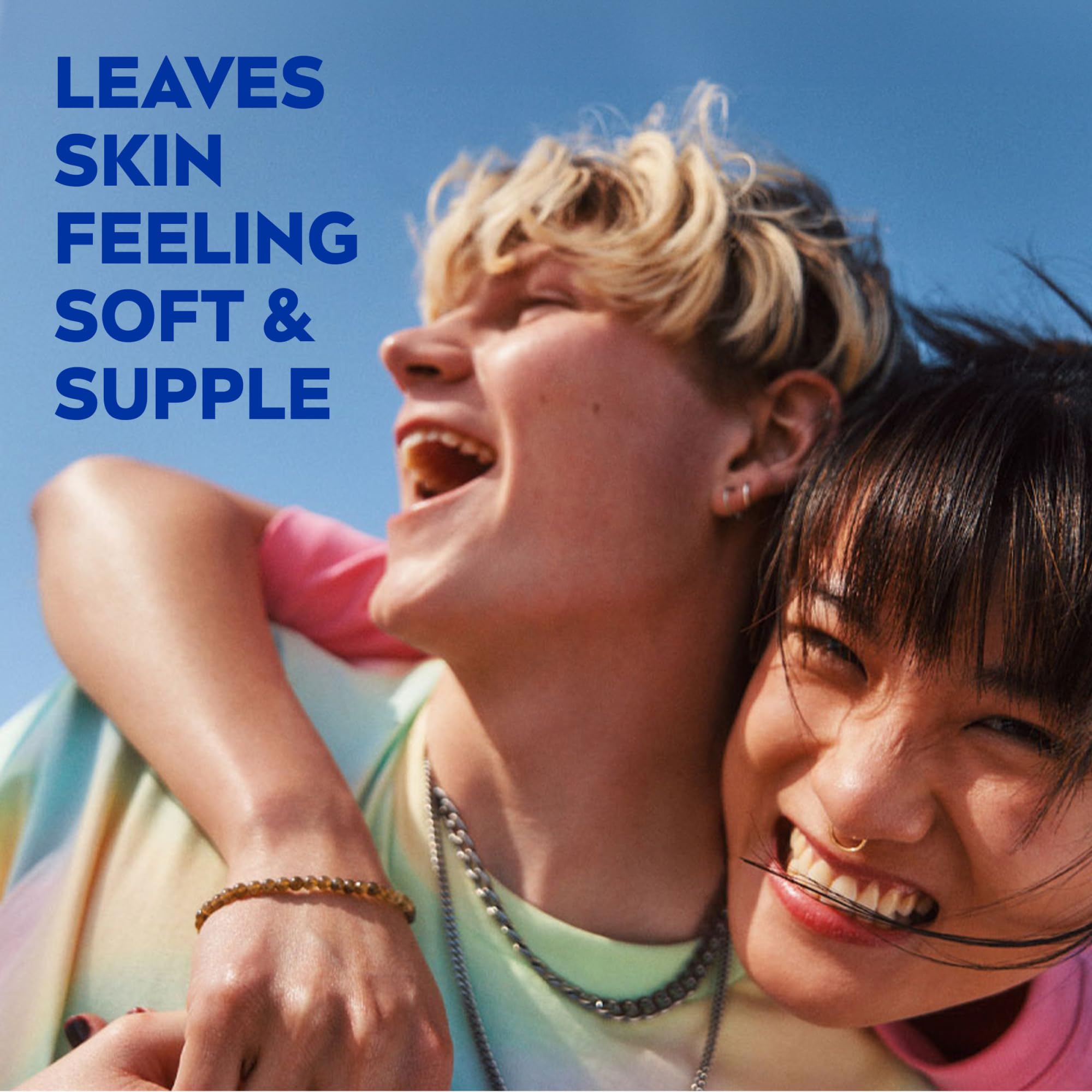 NIVEA Soft fast-absorbing, lightweight texture visual