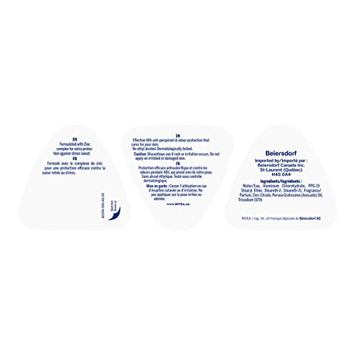 NIVEA Stress Protect roll-on applying underarm for long-lasting sweat protection