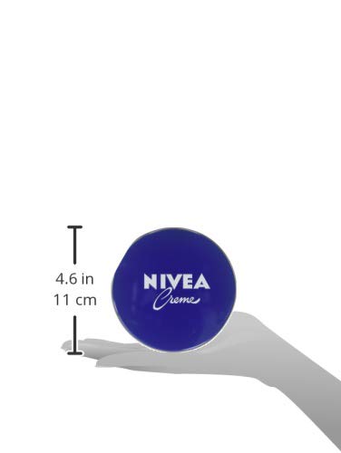 NIVEA Unscented Creme being applied to skin, illustrating smooth, comforting moisture