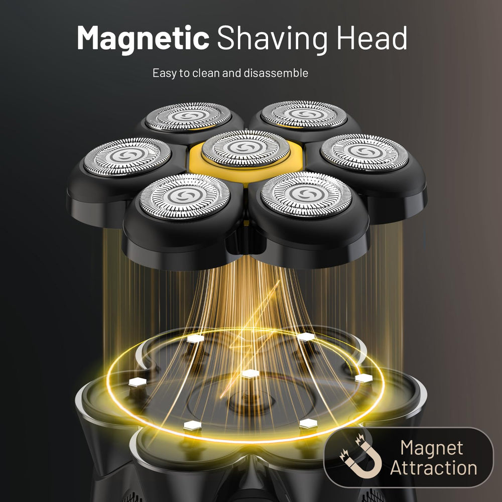 NIWUIO smart LED display shows battery status and alerts for grooming sessions.