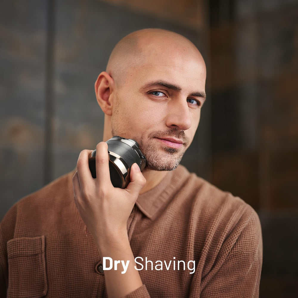 NIWUIO wet/dry shaving supports foam use for shower routines
