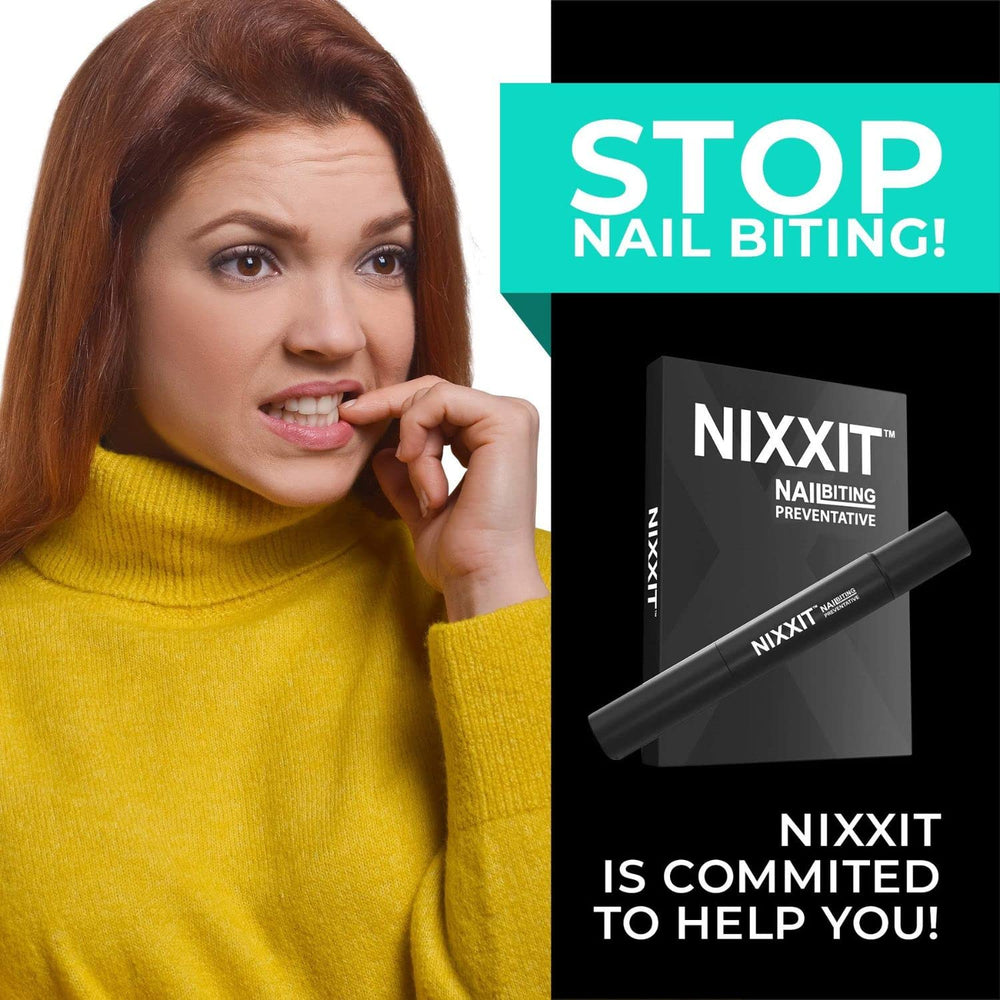 NIXXIT odor-free, non-glossy finish on nails.