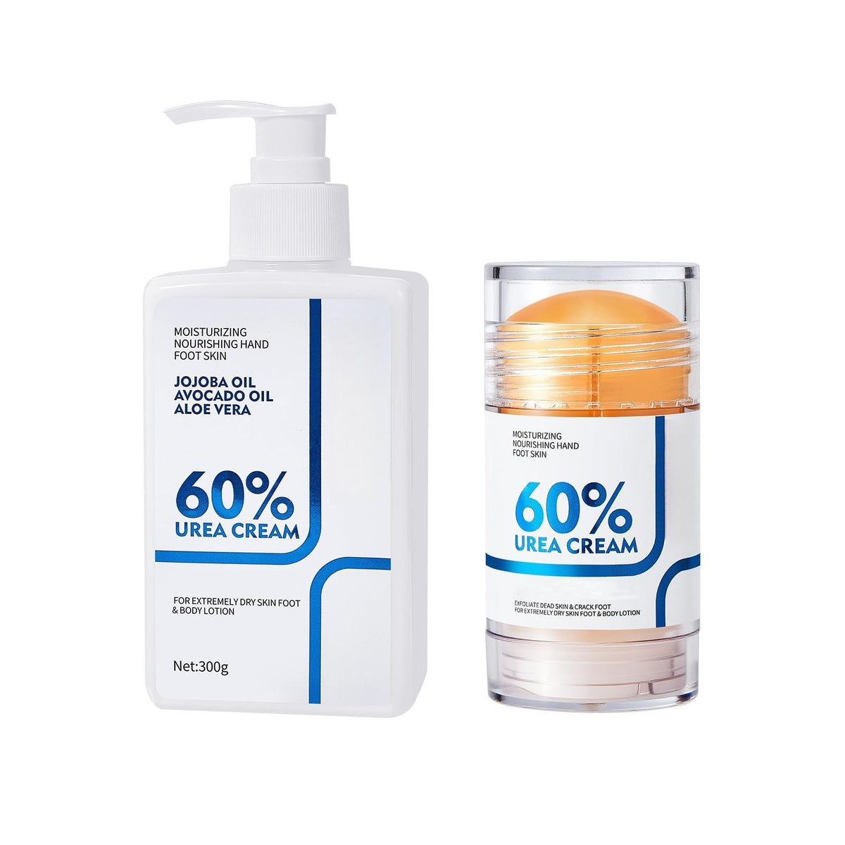 NIZENTA Urea Cream 60% bottle highlights deep hydration for dry skin.