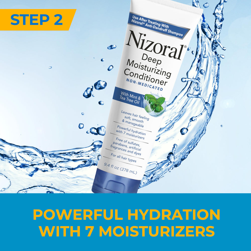 Nizoral ingredients close-up highlights ketoconazole 1% active ingredient.