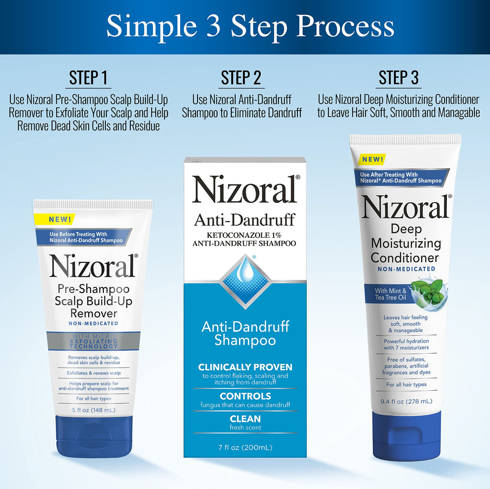 Nizoral pre-shampoo safe use for color-treated hair.