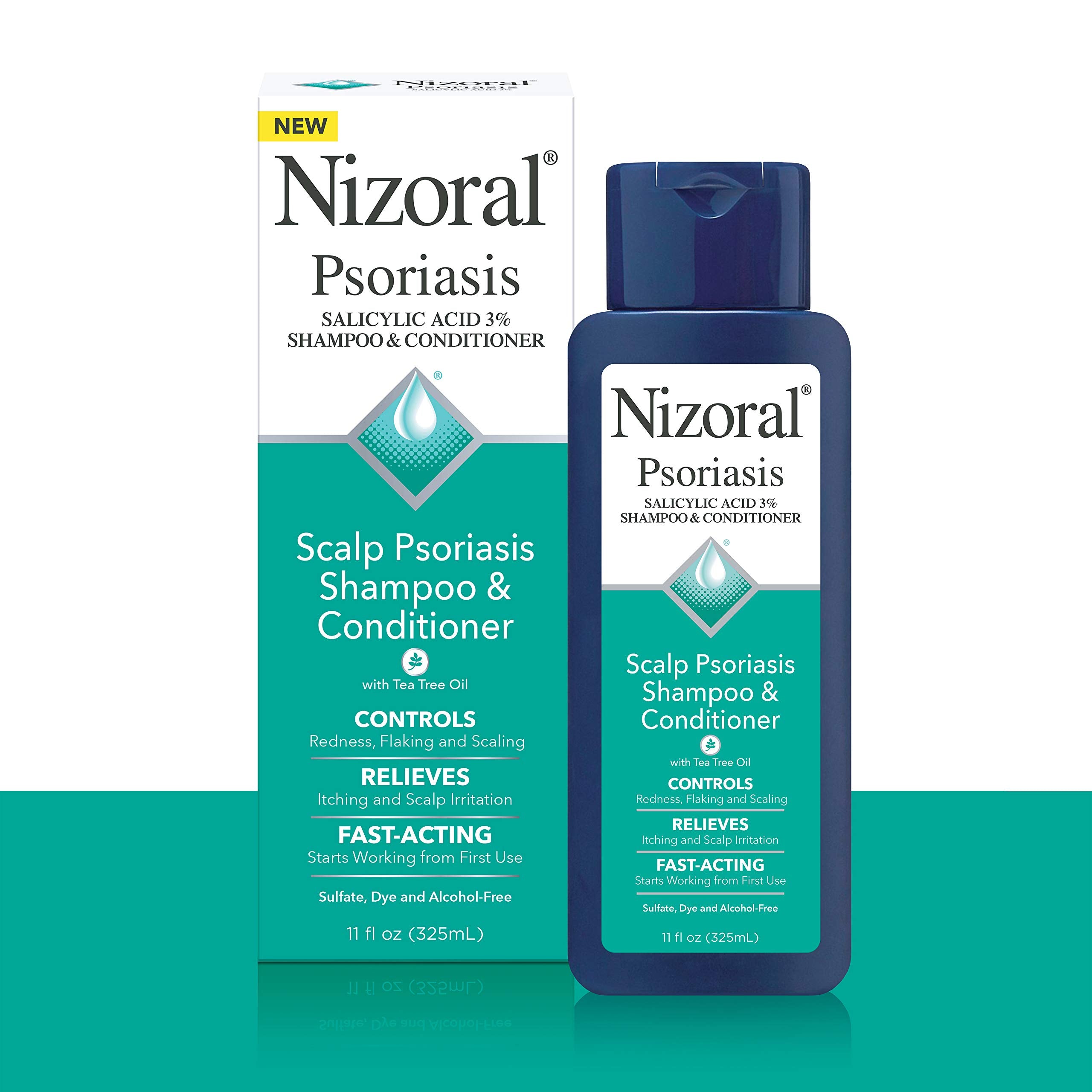 Nizoral psoriasis shampoo lather—thick, rich, clean feel.