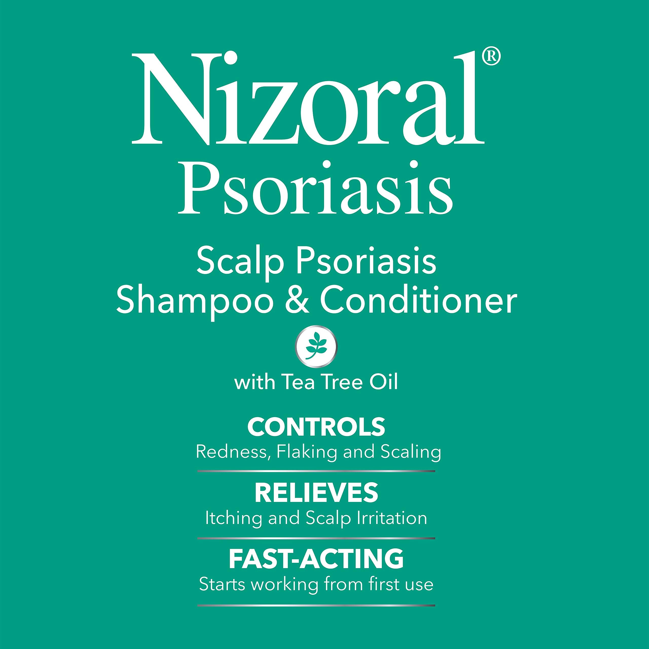 Nizoral psoriasis shampoo tea tree oil ingredient supports soothing scalp care