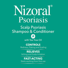 Nizoral psoriasis shampoo tea tree oil ingredient supports soothing scalp care