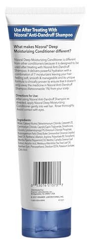 Nizoral shampoo bottle cap close-up shows branding and 1% ketoconazole.