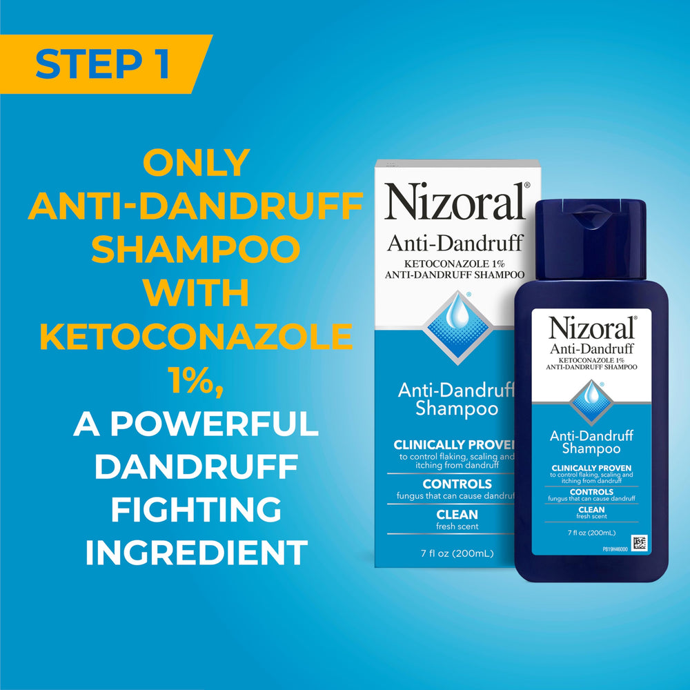 Nizoral shampoo foam lather demonstrates rich cleansing and scalp care.