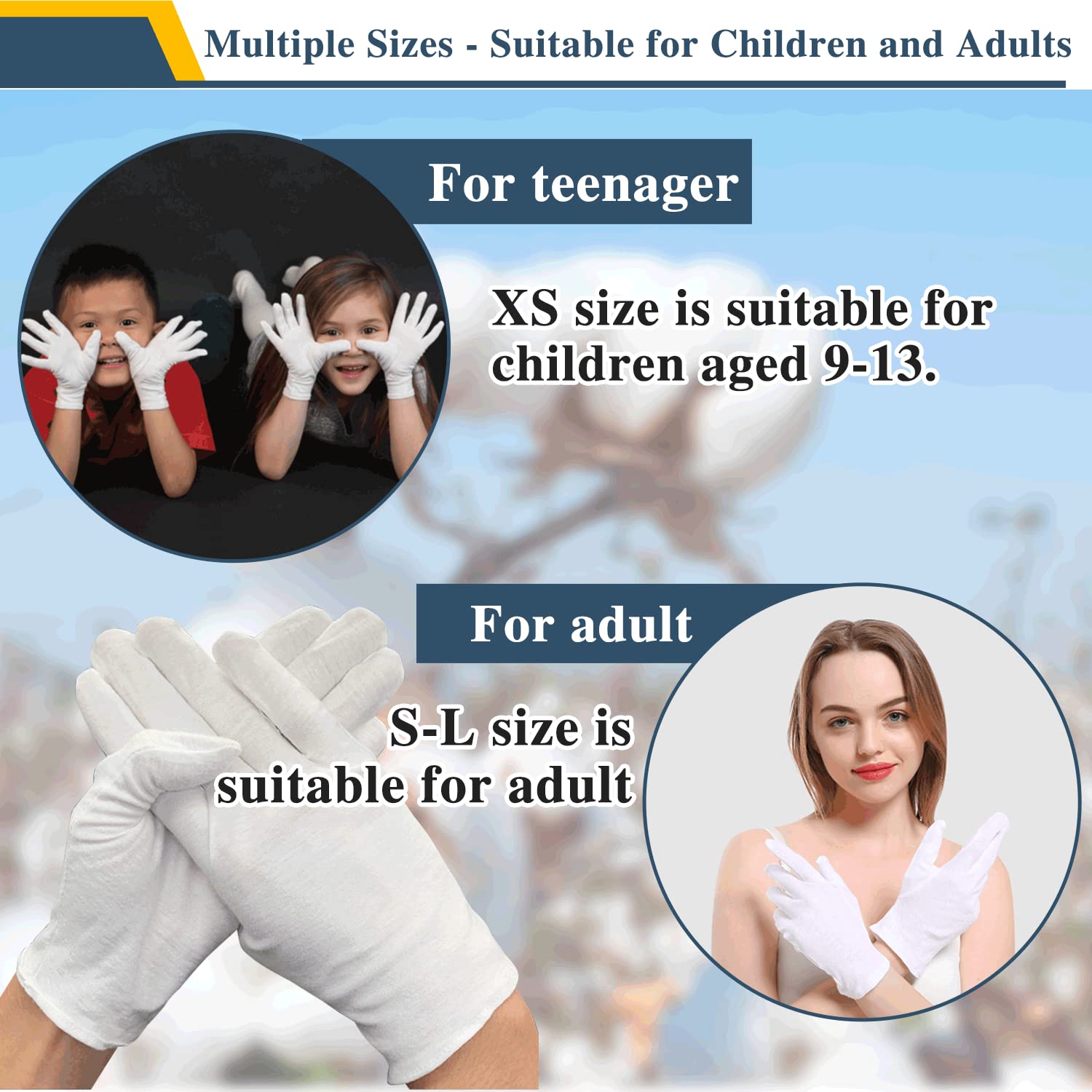 NJDGF multifunction gloves suited for moisturizing, cleaning, and storage tasks.