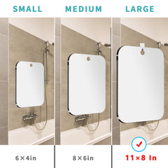 NKJVE acrylic mirror is shatterproof and travel-friendly